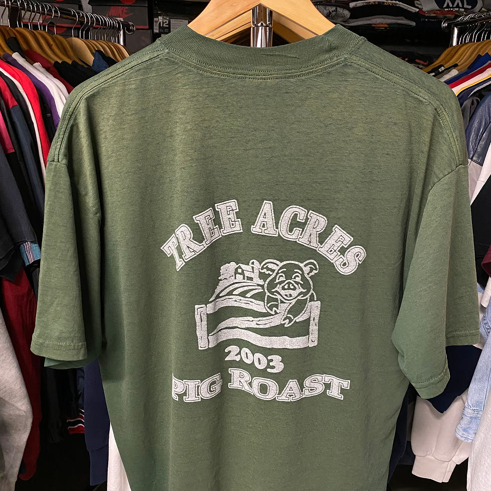 Thumbnail: VINTAGE 2003 TREE ACRES PIG ROAST TEE