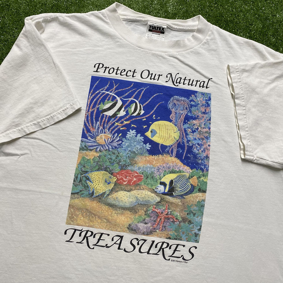 Thumbnail: VINTAGE 1990 PROTECT OUR NATURAL TREASURES TEE