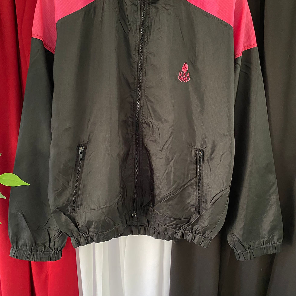 Thumbnail: VINTAGE USA OLYMPICS WINDBREAKER