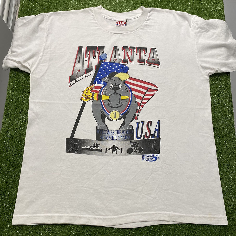 Thumbnail: VINTAGE 1995 ATLANTA SUMMER GAMES BULLDOG TEE