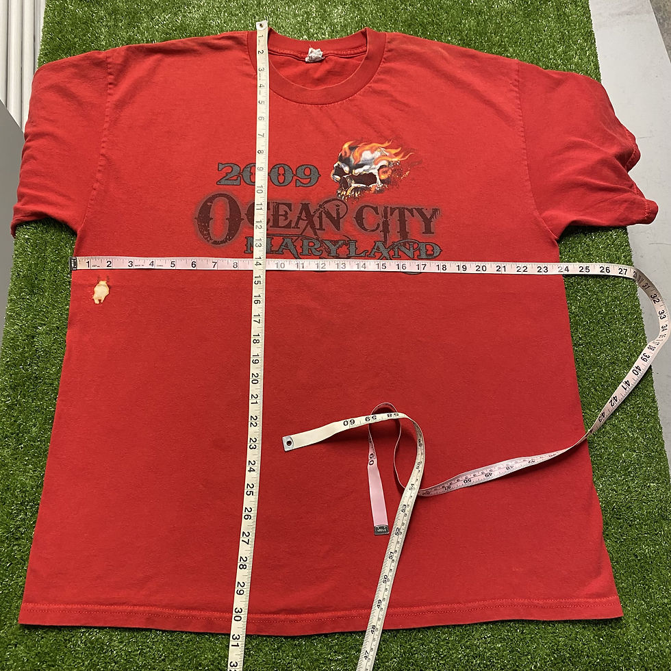 Thumbnail: 2009 OCEAN CITY MARYLAND FLAMING SKULL TEE