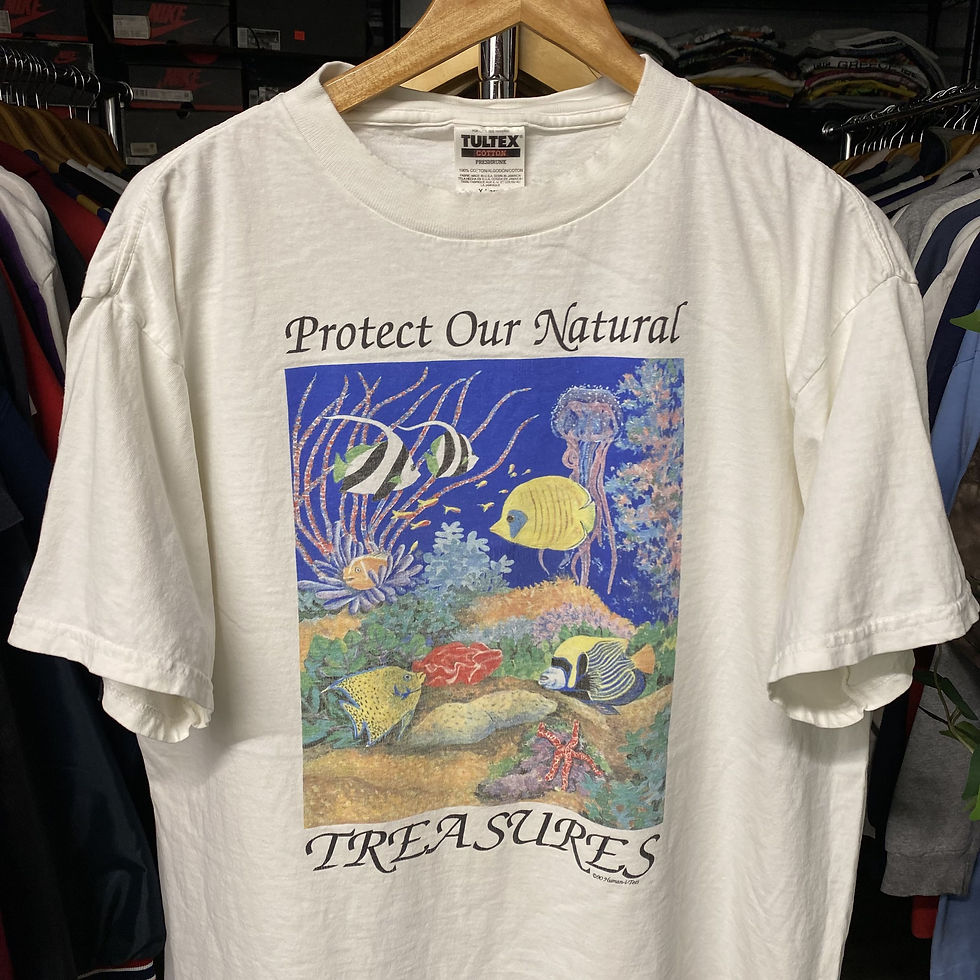 Thumbnail: VINTAGE 1990 PROTECT OUR NATURAL TREASURES TEE