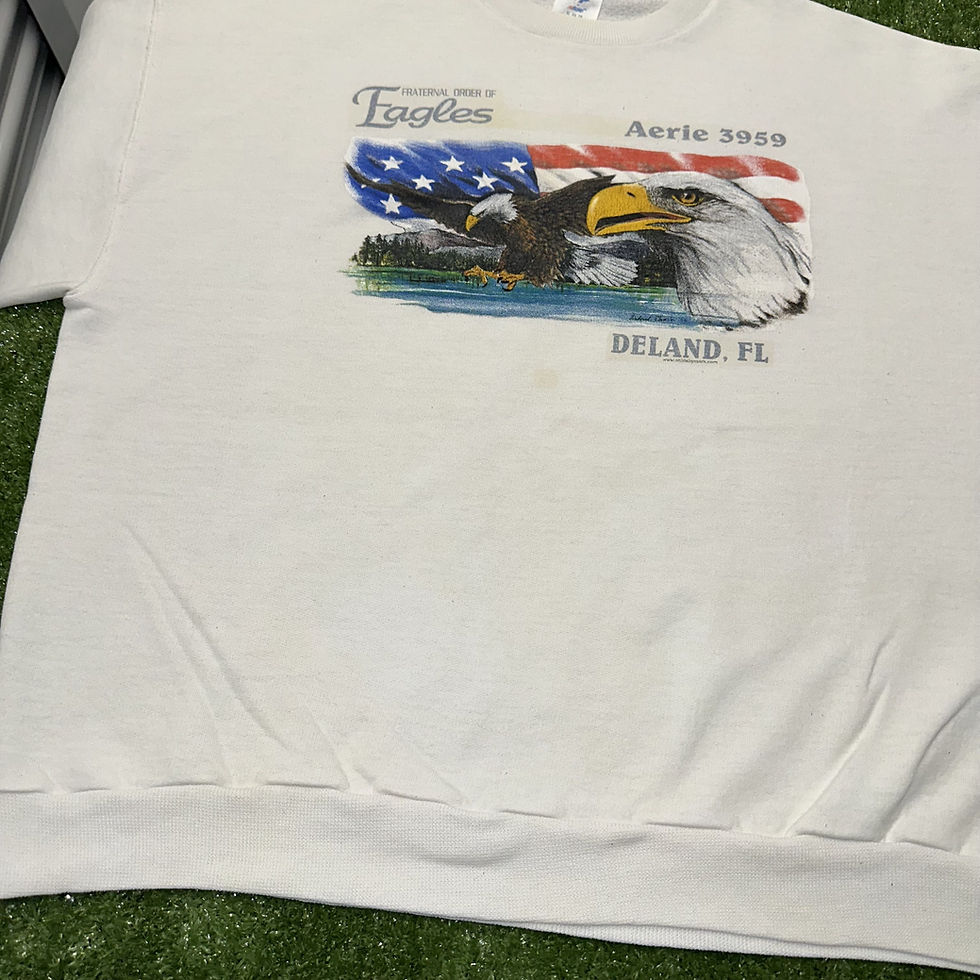 Thumbnail: VINTAGE FRATERNAL ORDER OF EAGLES AERIE 3959 DELAND CREWNECK