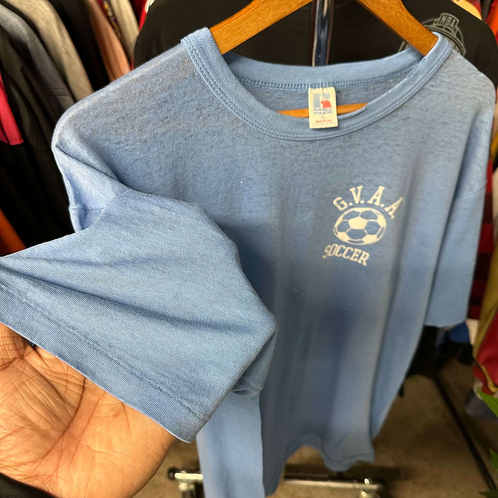 Thumbnail: VINTAGE RUSSELL ATHLETIC G.V.A.A SOCCER TEE