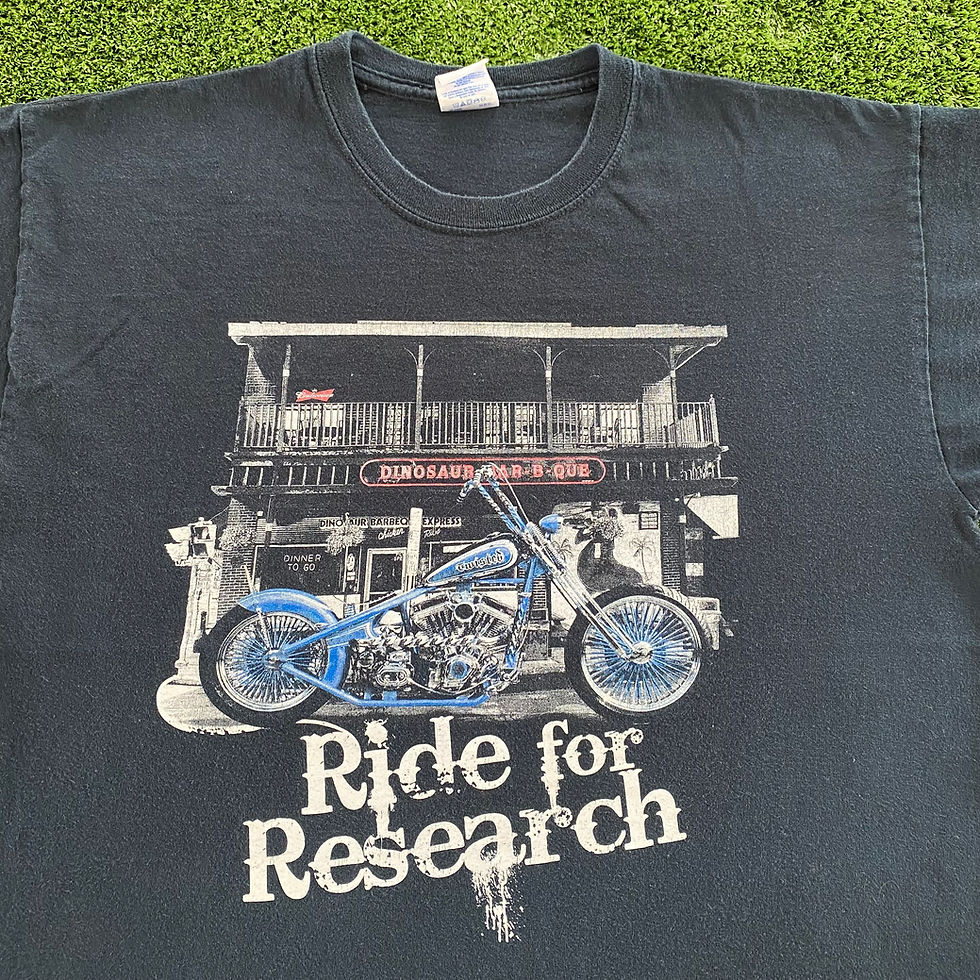 Thumbnail: RIDE FOR RESEARCH MOTORCYCLE BIKER TEE 