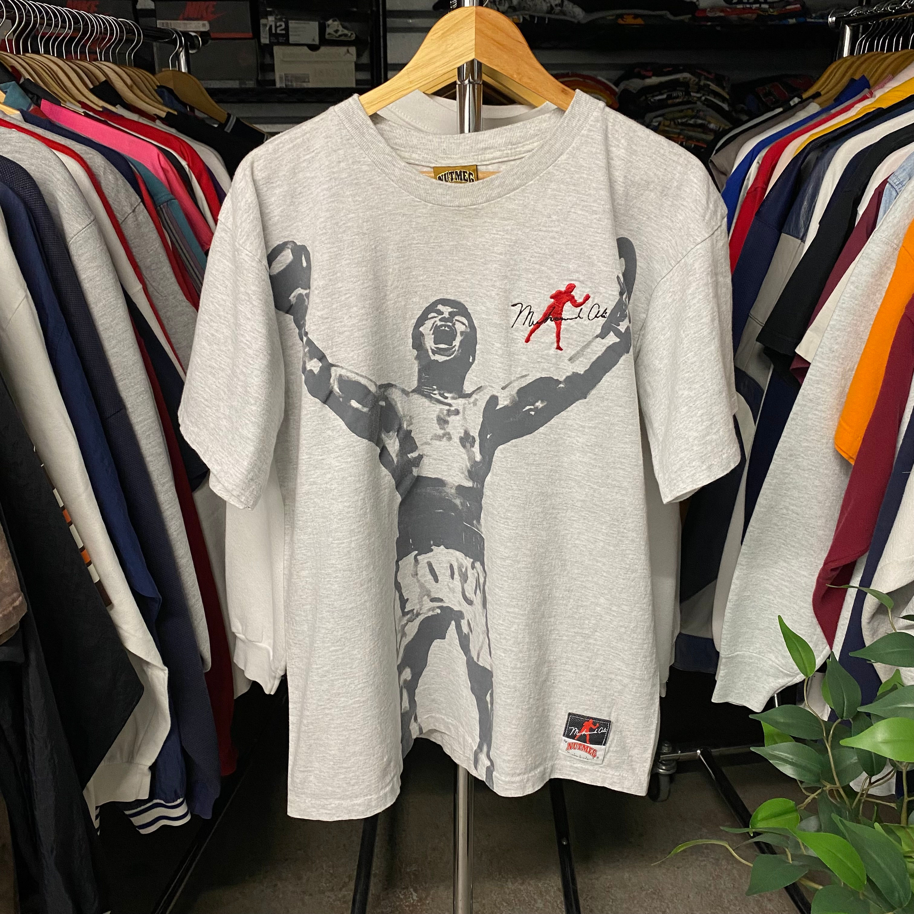VINTAGE NUTMEG MUHAMMAD ALI BOXING TEE