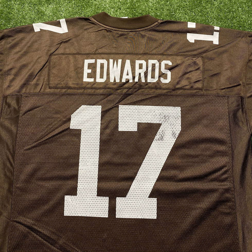 Thumbnail: VINTAGE REEBOK NFL EDWARDS CLEVELAND BROWNS FOOTBALL JERSEY