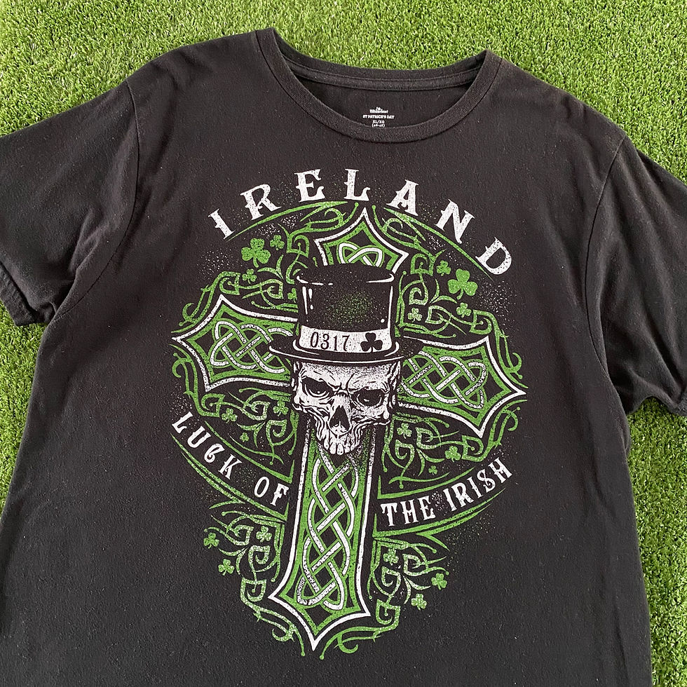 Thumbnail: IRELAND LUCK OF THE IRISH Y2K STYLE TEE