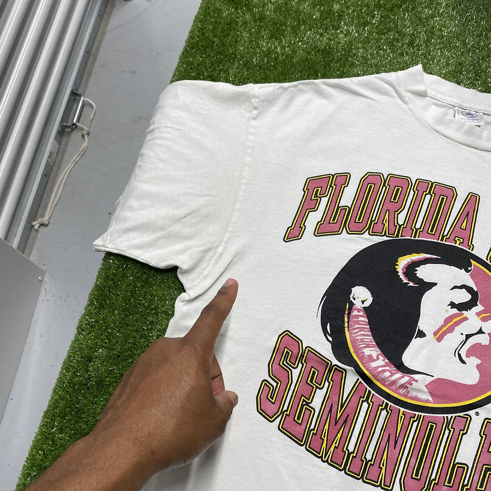 Thumbnail: VINTAGE FLORIDA STATE SEMINOLES TEE WHITE 