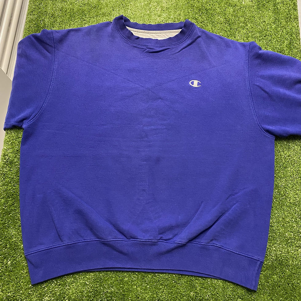 Thumbnail: CHAMPION CREWNECK BLUE