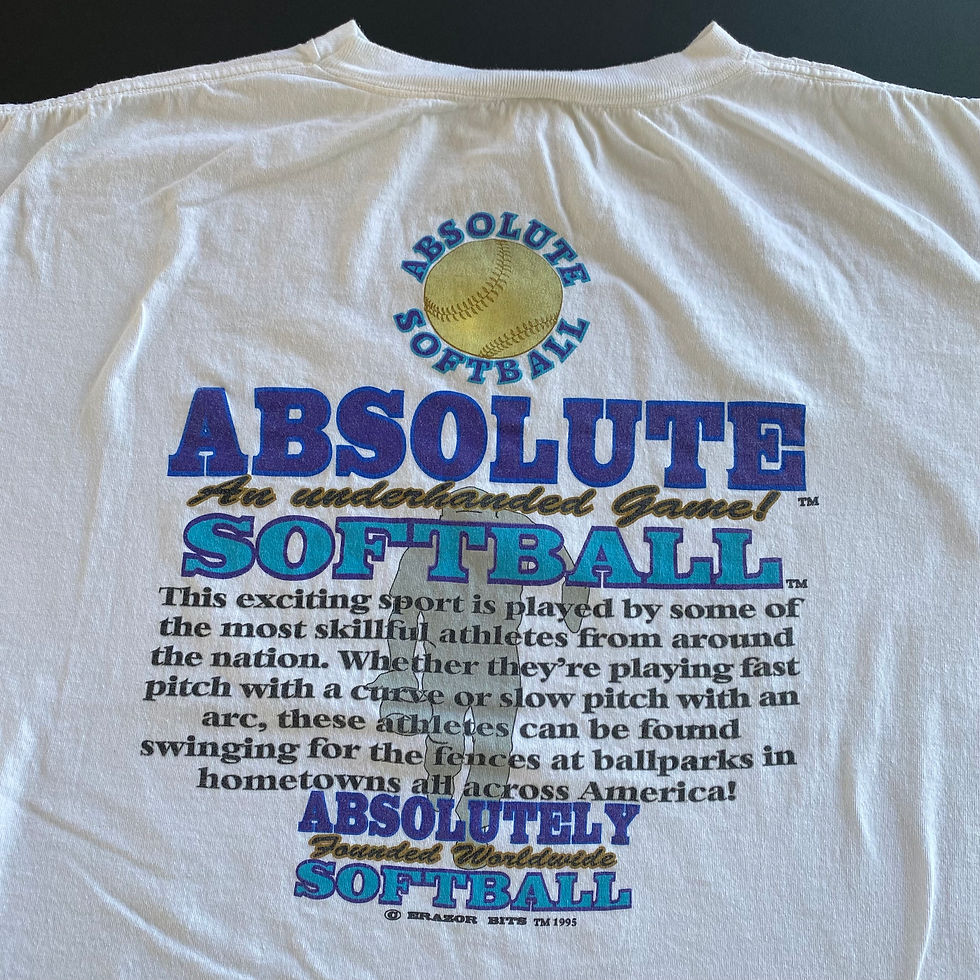 Thumbnail: VINTAGE 1995 ABSOLUTE SOFTBALL TEE