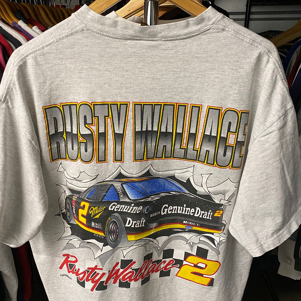 Thumbnail: VINTAGE NUTMEG RUSTY WALLACE RACING TEE