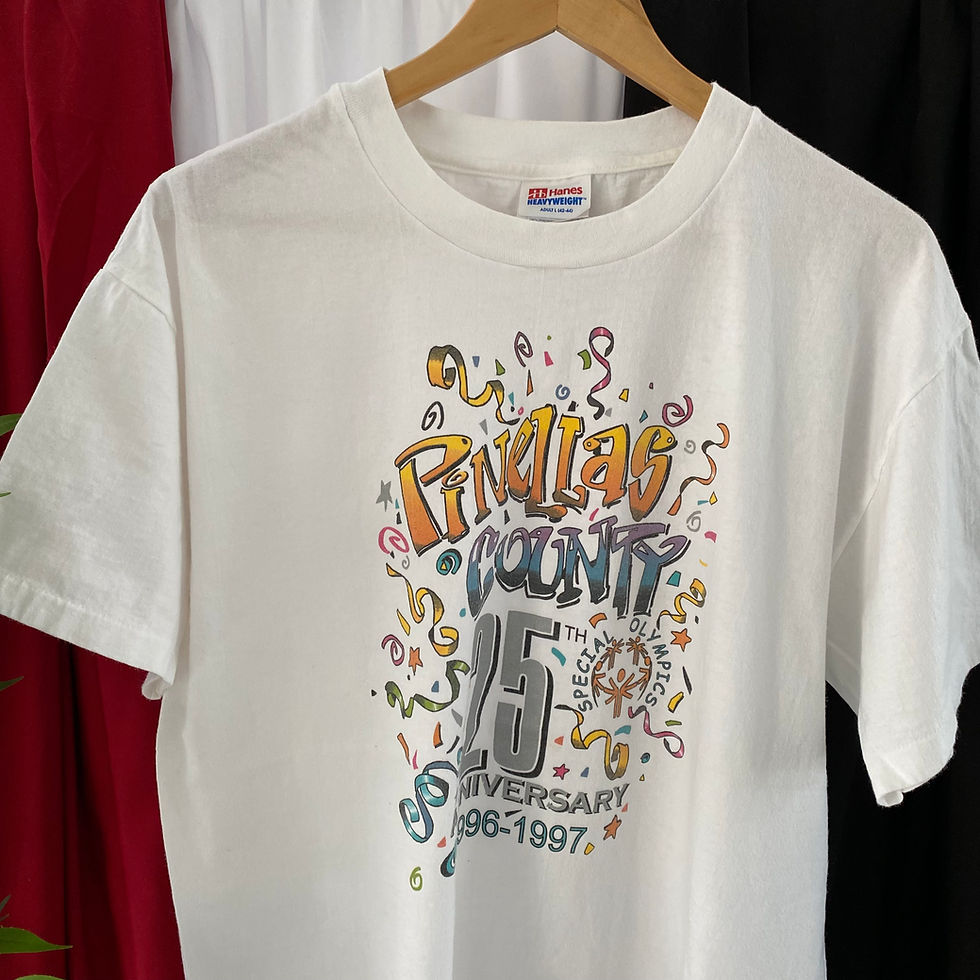 Thumbnail: VINTAGE 1997 SPECIAL OLYMPICS PINELLAS COUNTY FLORIDA TEE