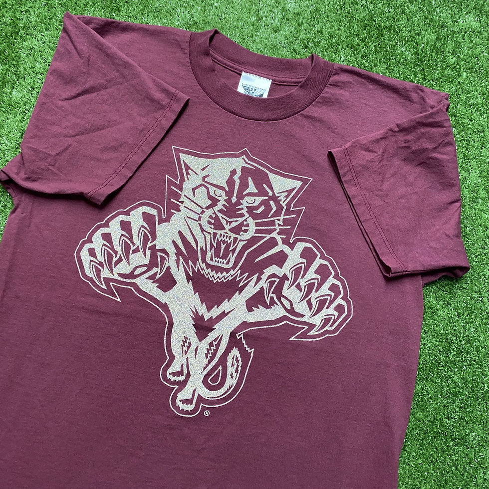 Thumbnail: VINTAGE FLORIDA PANTHERS REFLECTIVE LOGO TEE