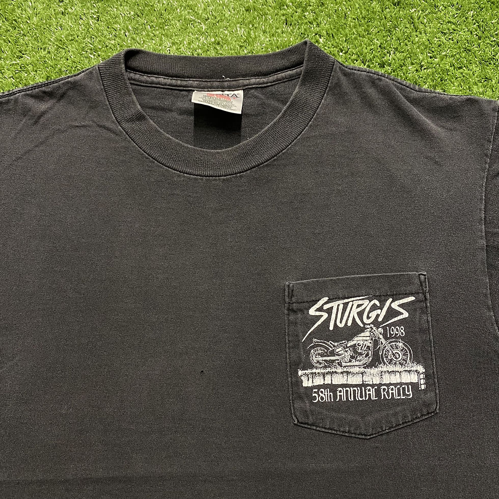 Thumbnail: VINTAGE 1998 STURGIS BLACK HILLS  RALLY POCKET TEE