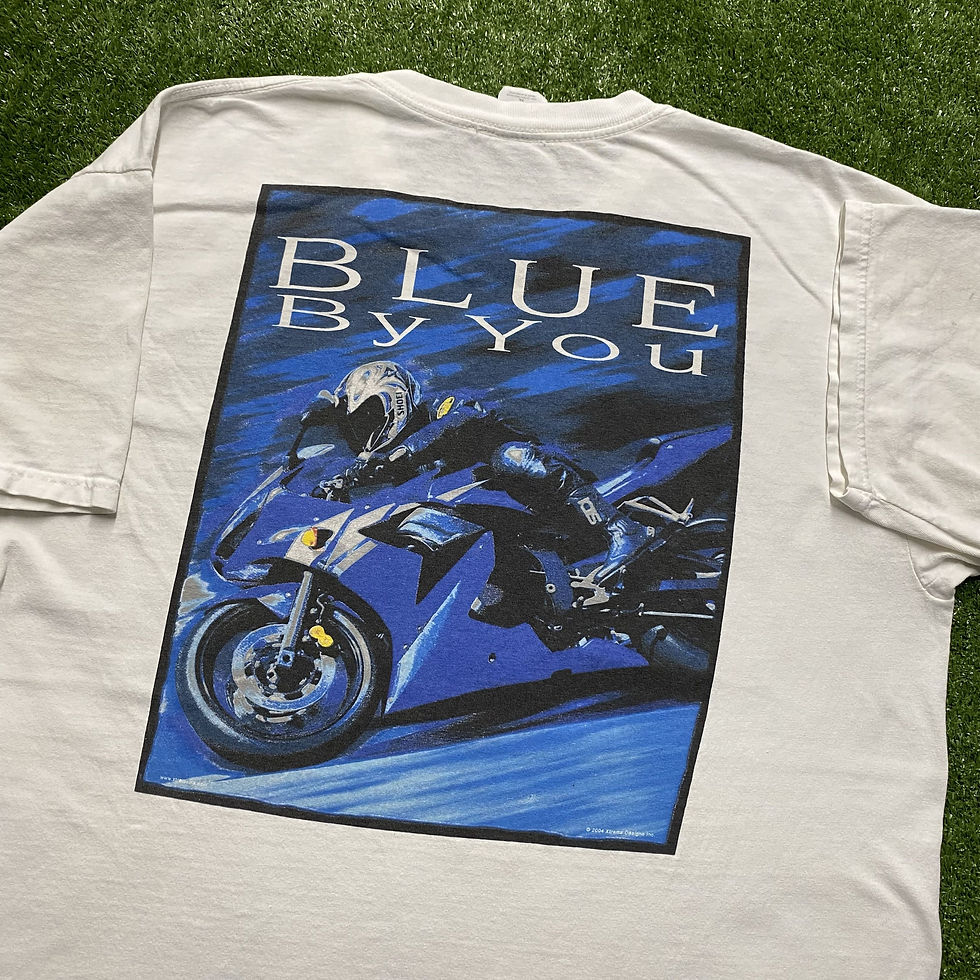 Thumbnail: VINTAGE 2004 XTREME BLUE BY YOU MOTORCYCLE TEE