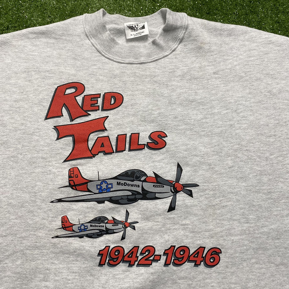 Thumbnail: VINTAGE RED TAILS 1942-1946 AVIATION CREWNECK