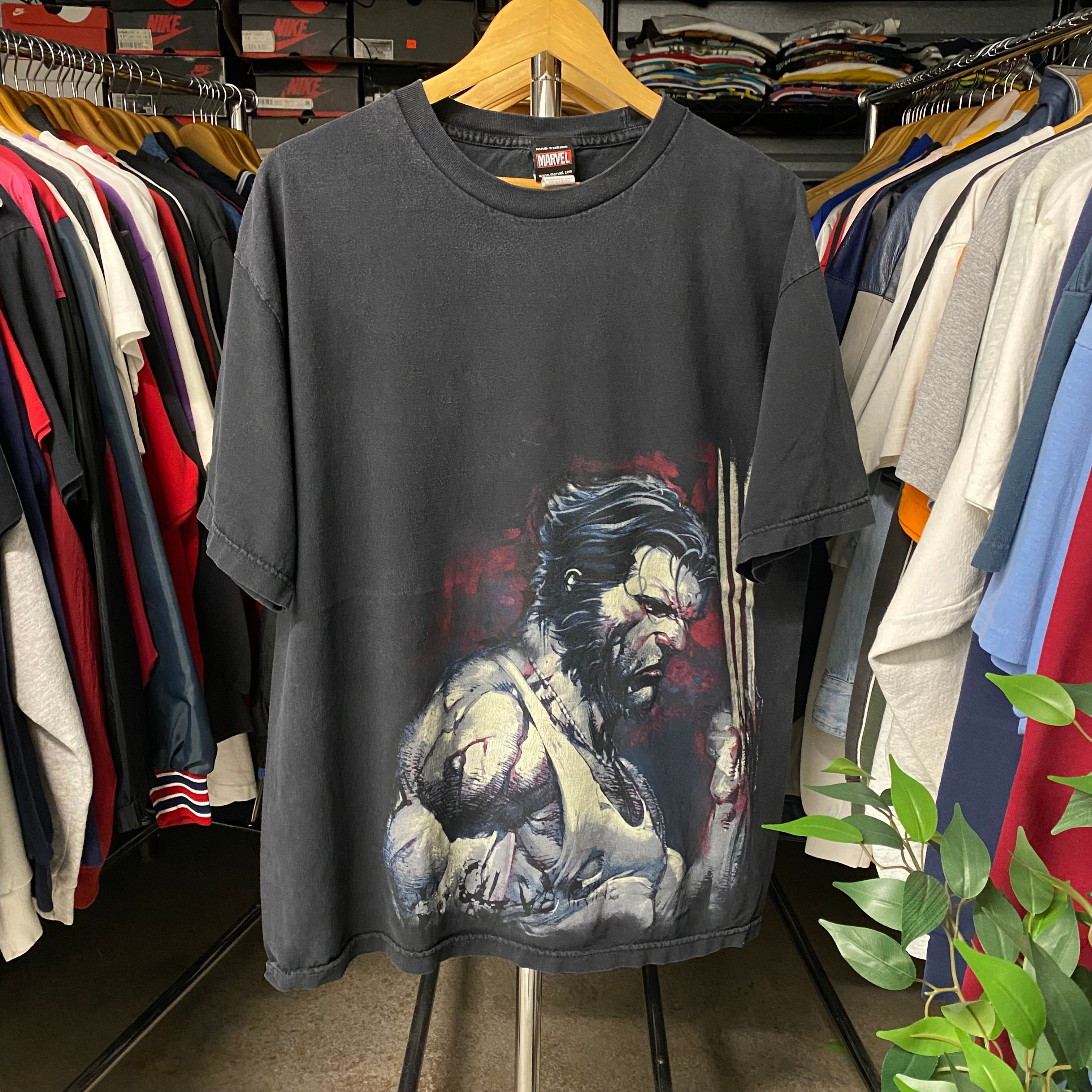 VINTAGE MARVEL MAD ENGINE WOLVERINE TEE