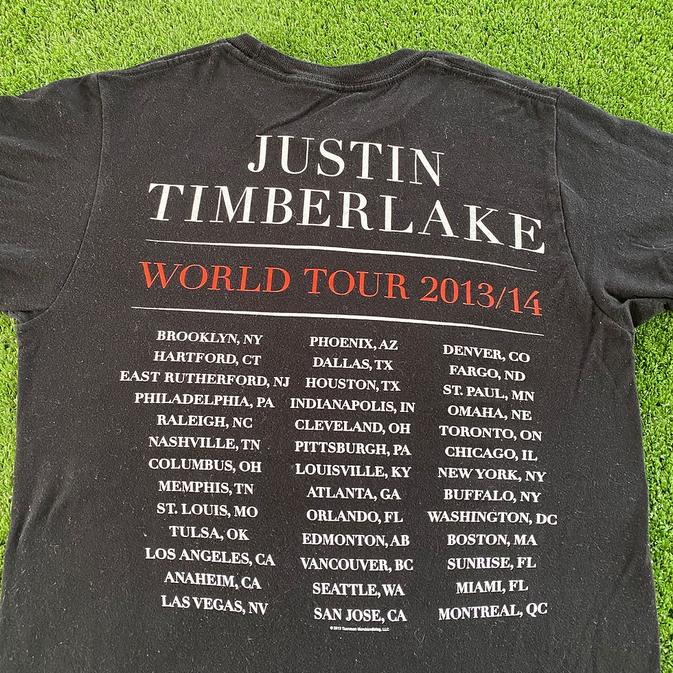 Thumbnail: 2013 JUSTIN TIMBERLAKE WORLD TOUR TEE