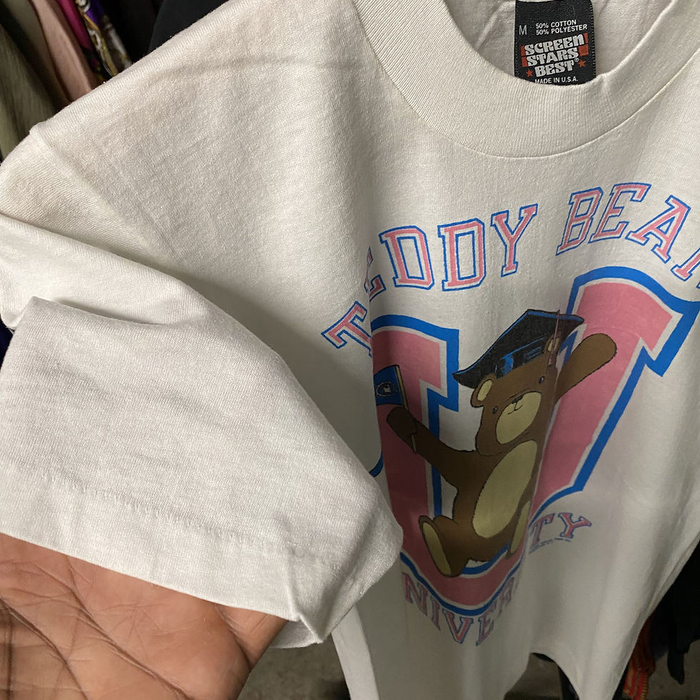 Thumbnail: VINTAGE 1985 TEDDY BEAR UNIVERSITY TEE