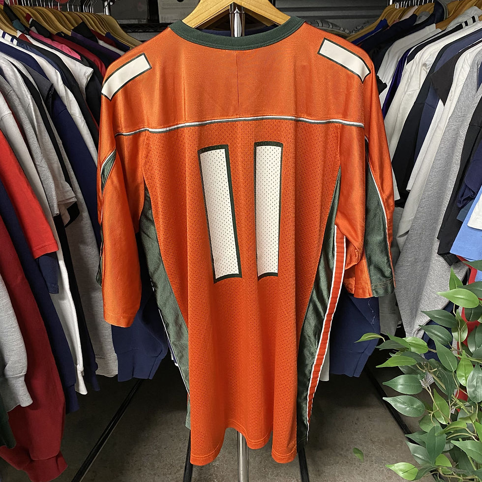 Thumbnail: VINTAGE NIKE MIAMI HURRICANES FOOTBALL JERSEY