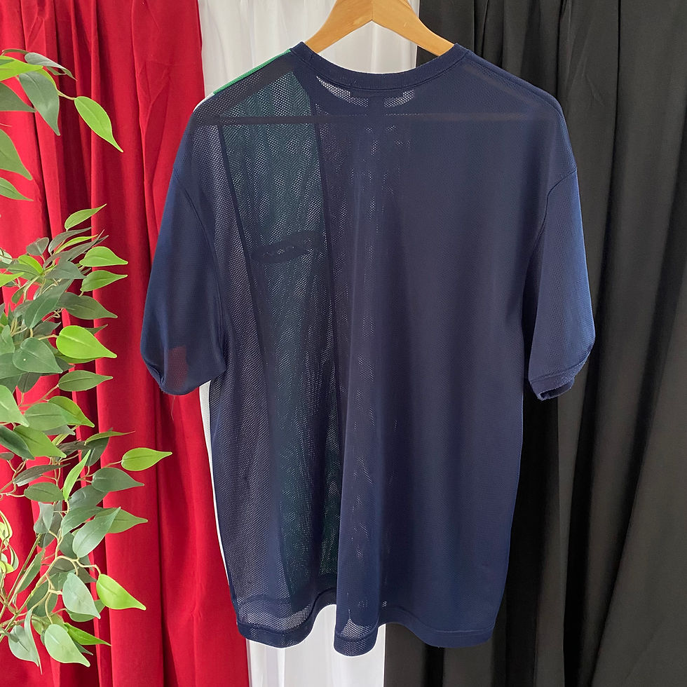 Thumbnail: VINTAGE OLD NAVY STRIPED POLYESTER SHIRT