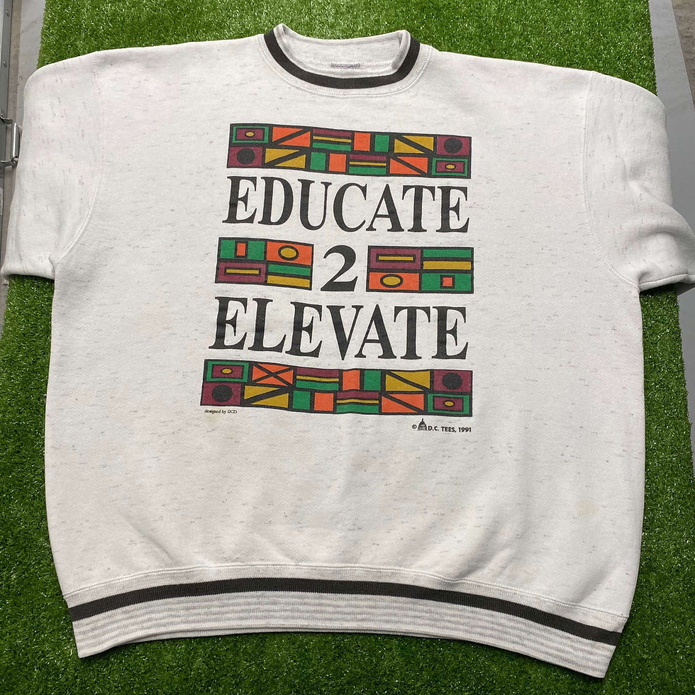 Thumbnail: VINTAGE 1991 EDUCATE 2 ELEVATE CREWNECK