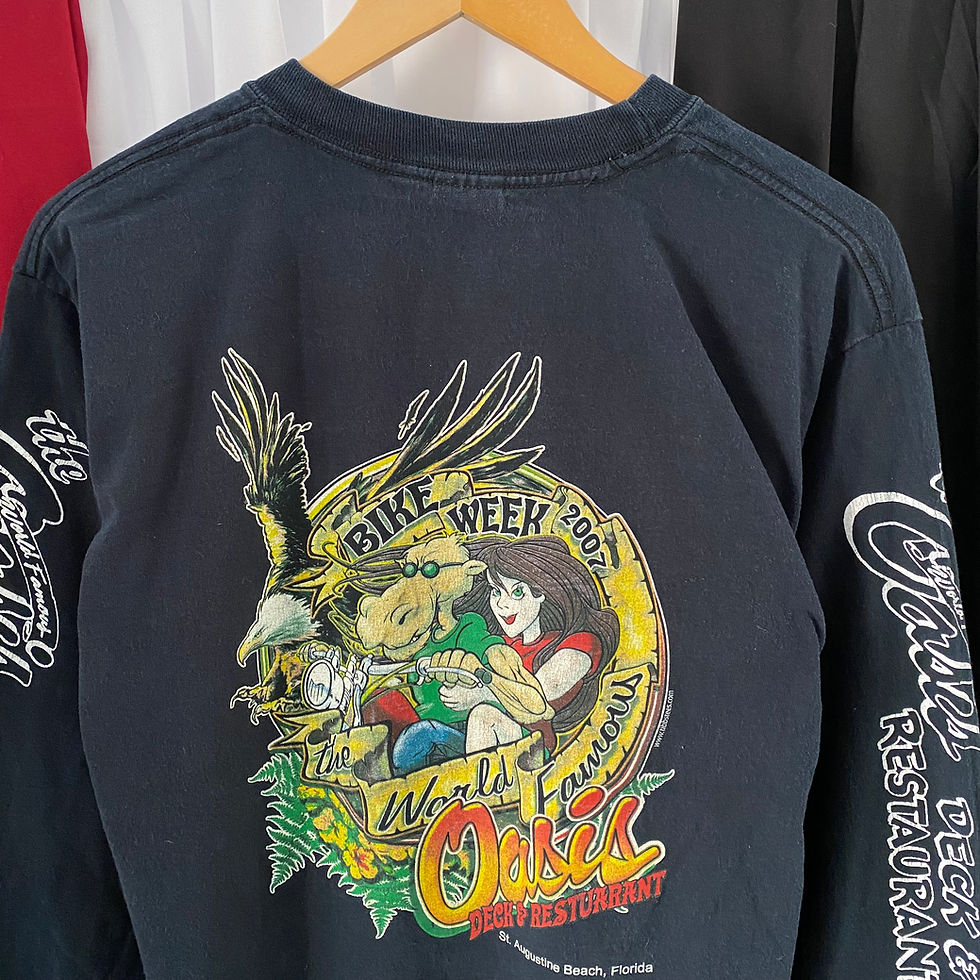 Thumbnail: 2007 BIKE WEEK THE OASIS RESTAURANT LONG SLEEVE TEE