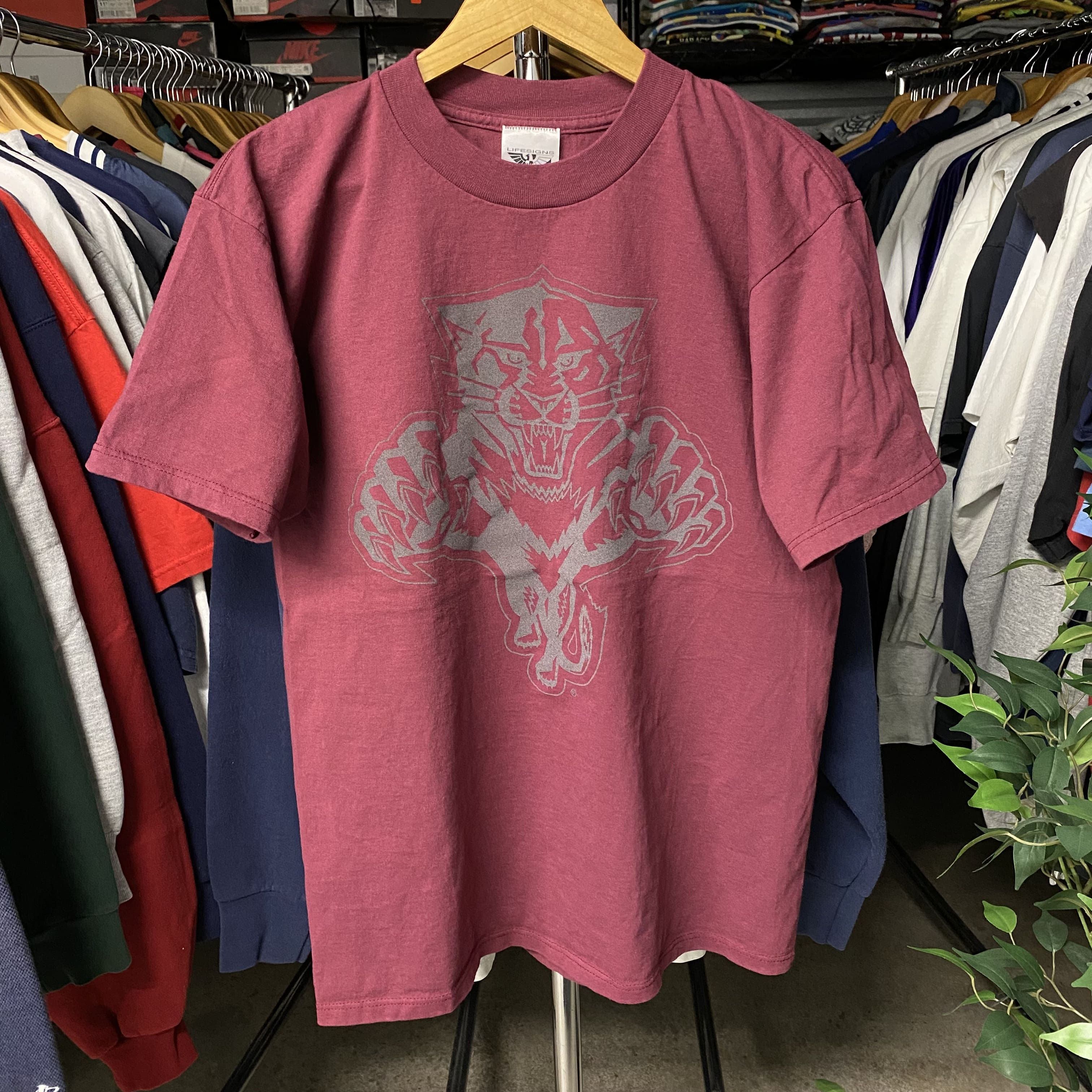 VINTAGE FLORIDA PANTHERS REFLECTIVE LOGO TEE