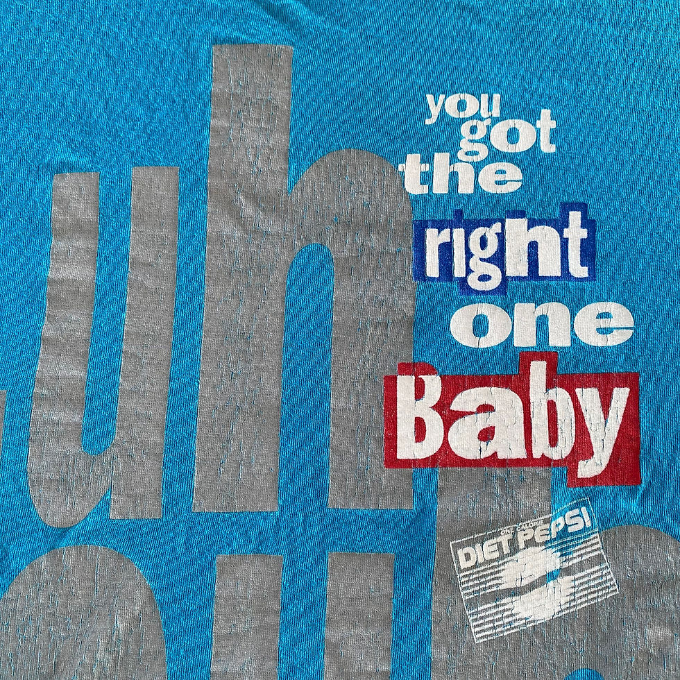 Thumbnail: VINTAGE DIET PEPSI YOU GOT THE RIGHT ONE BABY TEE