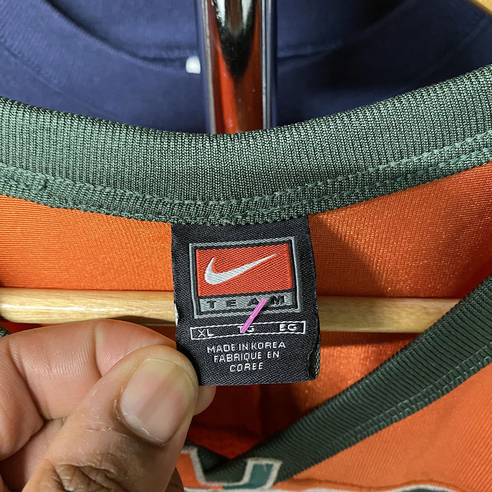 Thumbnail: VINTAGE NIKE MIAMI HURRICANES FOOTBALL JERSEY