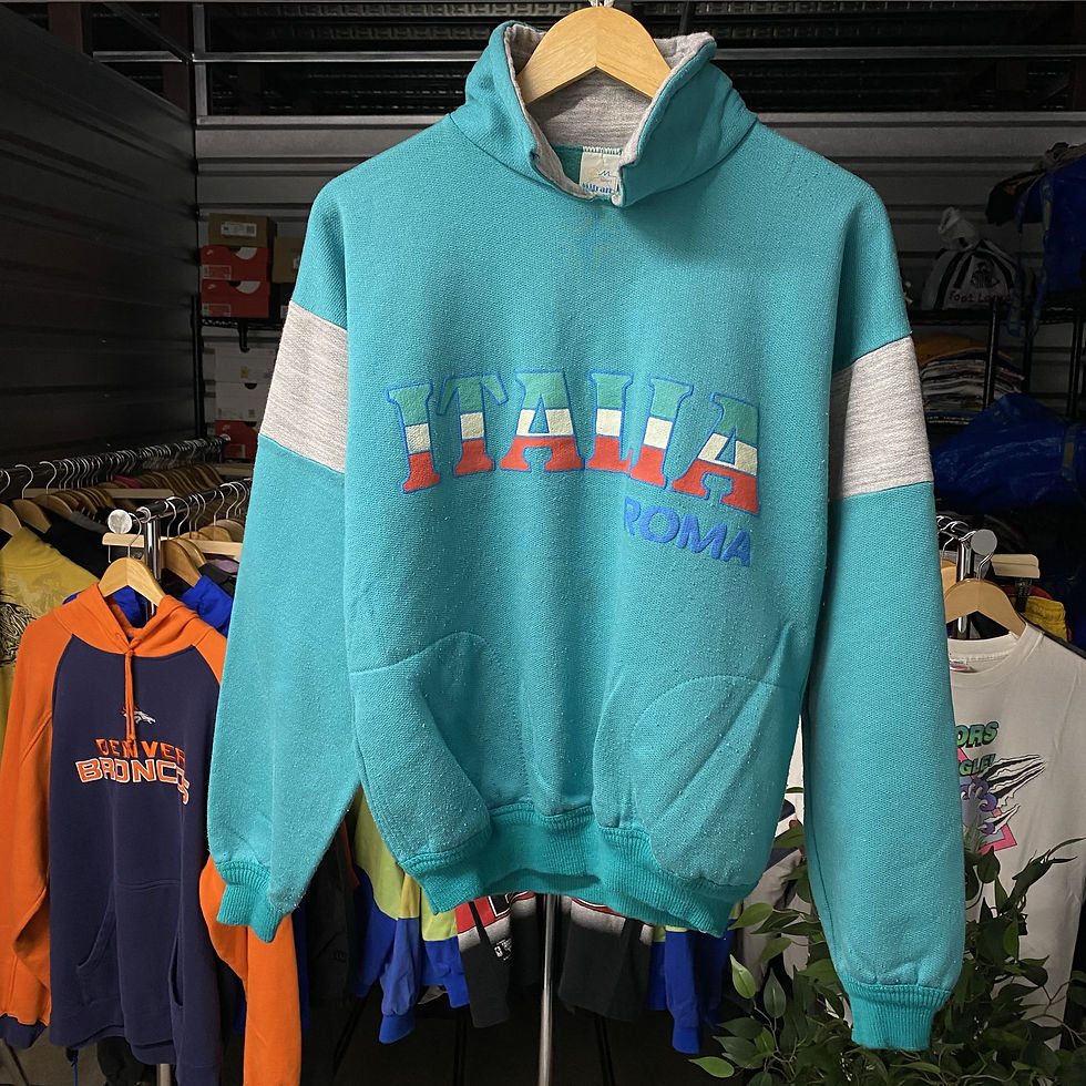 Thumbnail: VINTAGE ITALIA ROMA COLLARED SWEATSHIRT