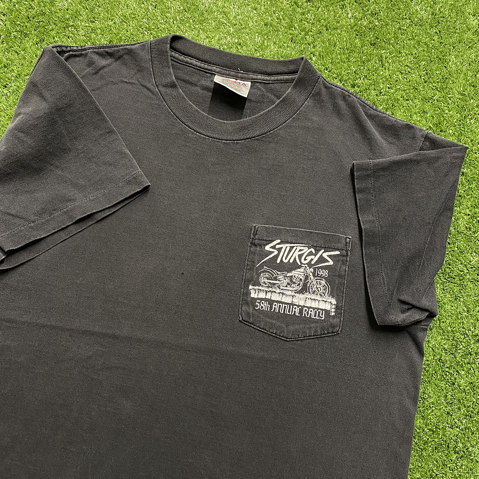 Thumbnail: VINTAGE 1998 STURGIS BLACK HILLS  RALLY POCKET TEE