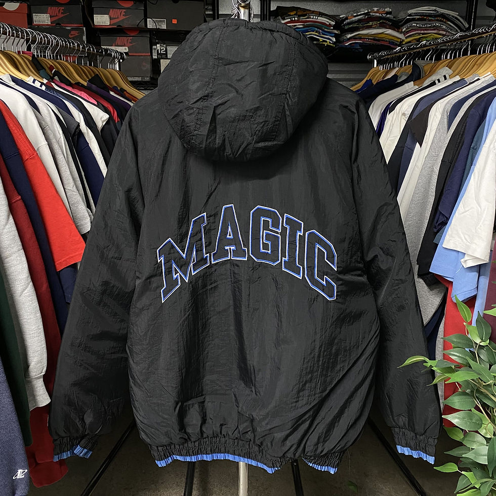 Thumbnail: VINTAGE LOGO 7 ORLANDO MAGIC PUFFER JACKET