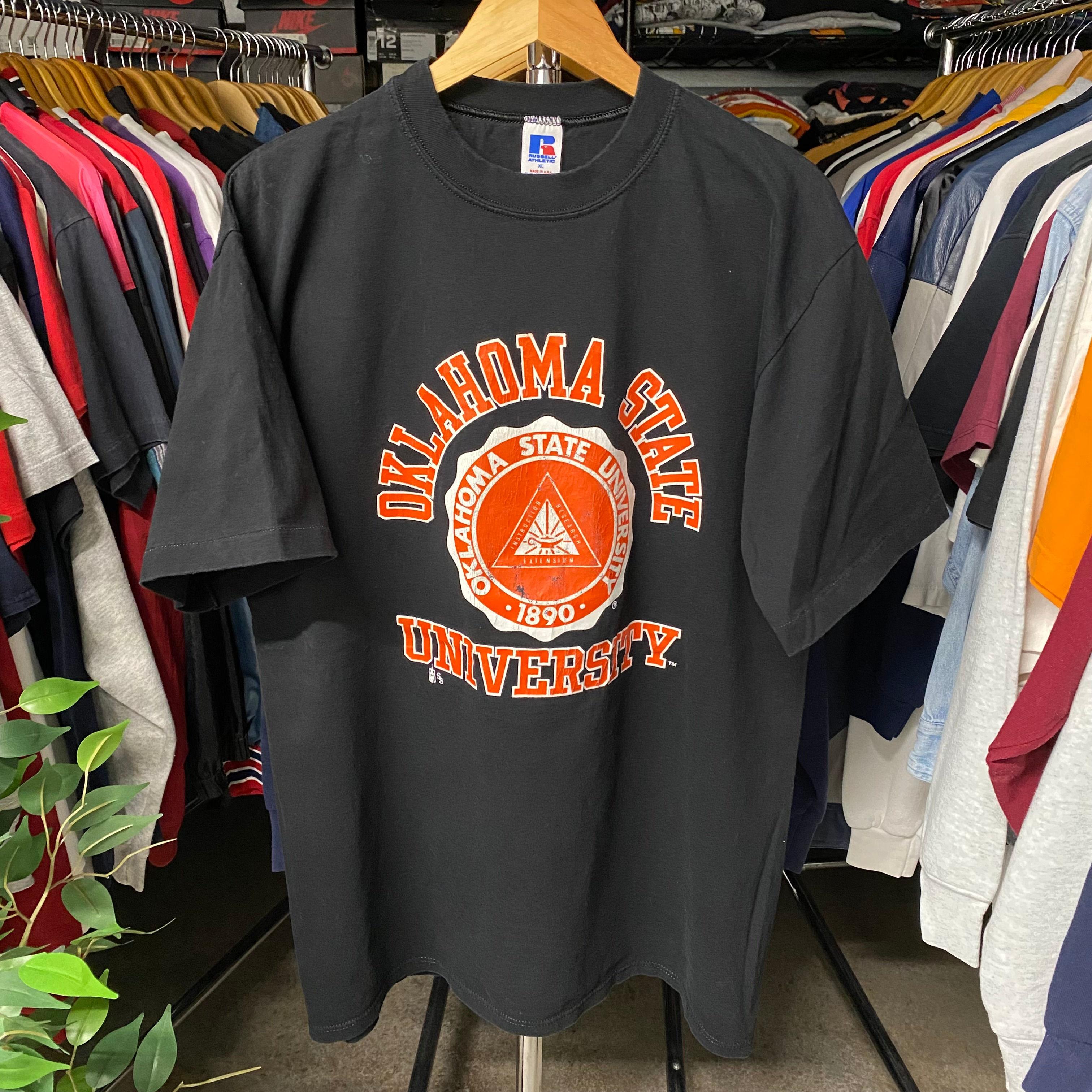VINTAGE RUSSELL ATHLETIC OKLAHOMA STATE UNIVERSITY TEE