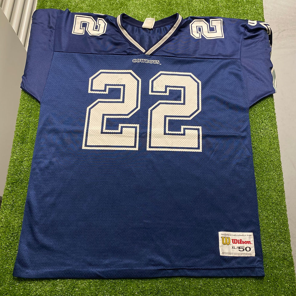 Thumbnail: VINTAGE WILSON EMMITT SMITH COWBOYS JERSEY