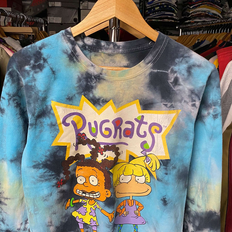 Thumbnail: NICKELODEON RUGRATS LONG SLEEVE TIE-DYE TEE