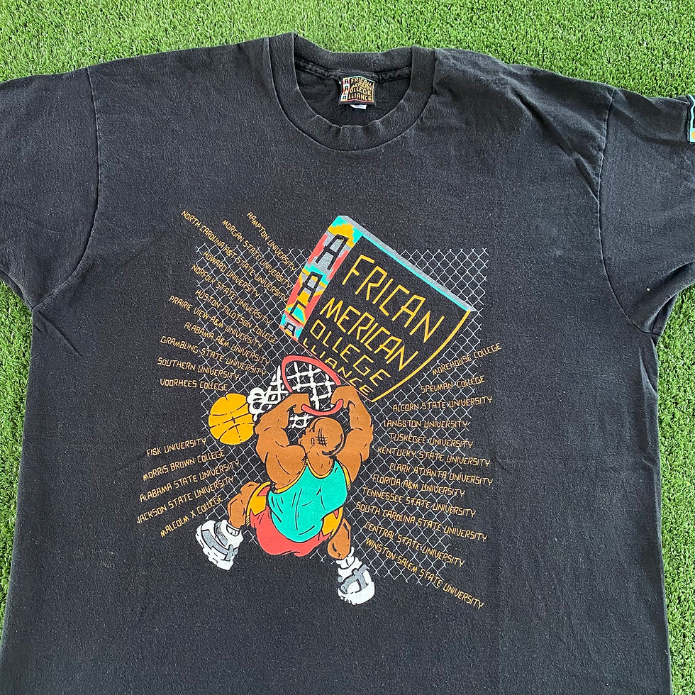 Thumbnail: VINTAGE AFRICAN AMERICAN COLLEGE ALLIANCE HBCU BASKETBALL TEE