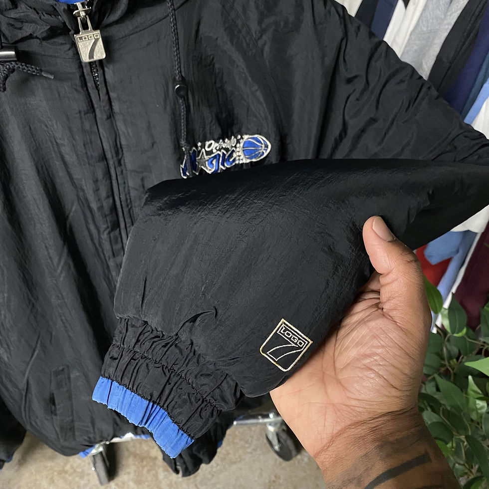 Thumbnail: VINTAGE LOGO 7 ORLANDO MAGIC PUFFER JACKET