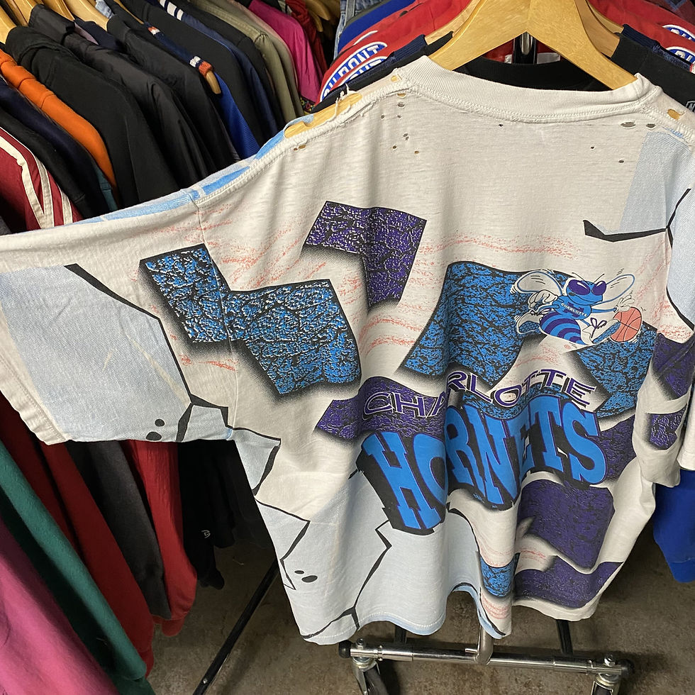 Thumbnail: VINTAGE CHARLOTTE HORNETS ALL OVER PRINT TEE