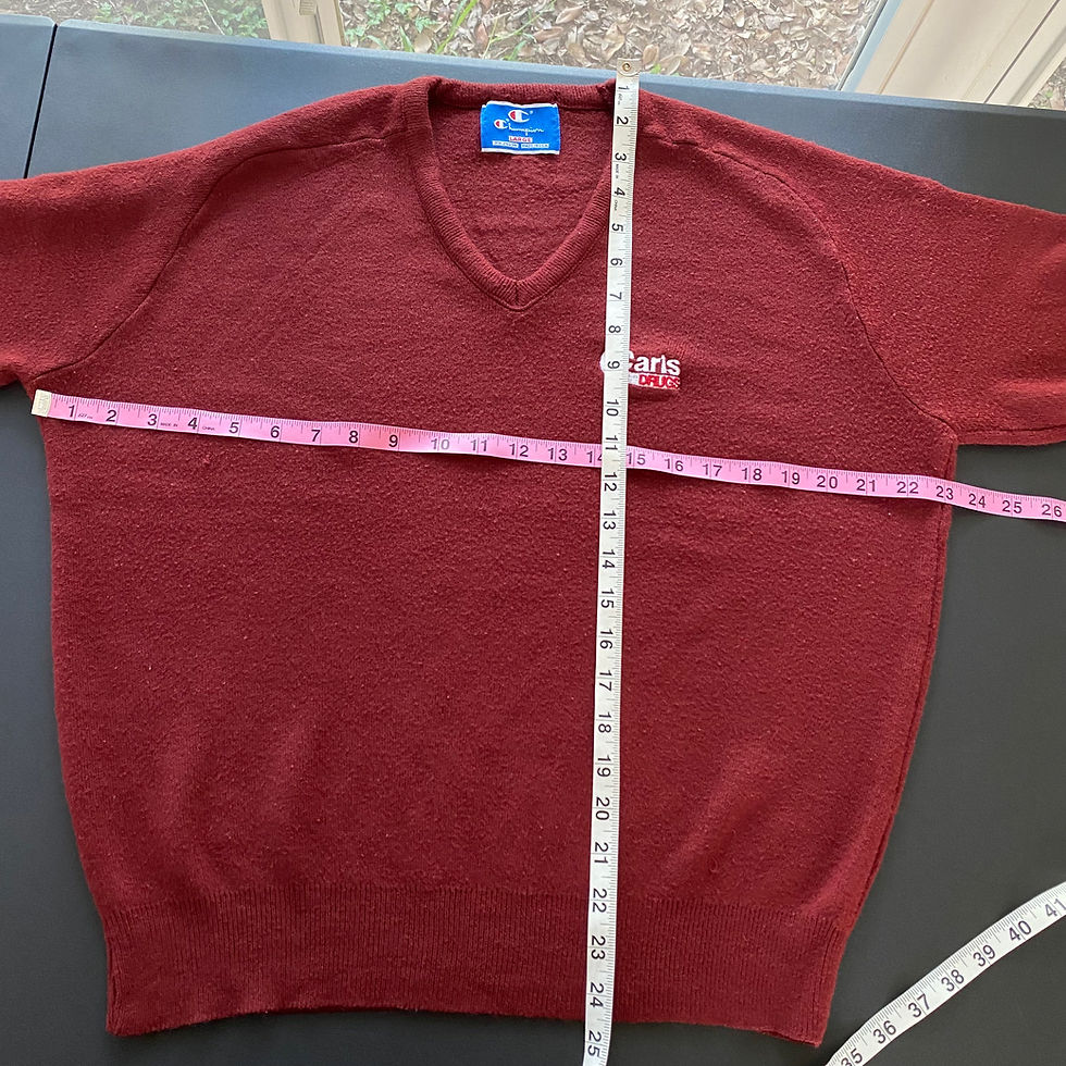 Thumbnail: VINTAGE CHAMPION CARL'S DRUGS SWEATER