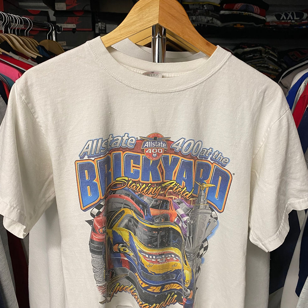 Thumbnail: VINTAGE 2007 BRICKYARD 400 CROPPED RACING TEE