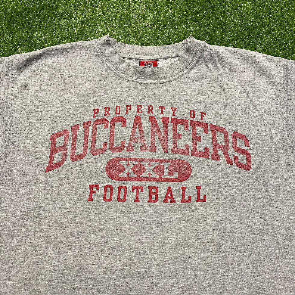 Thumbnail: VINTAGE NFL REEBOK TAMPA BAY BUCCANEERS CREWNECK GREY