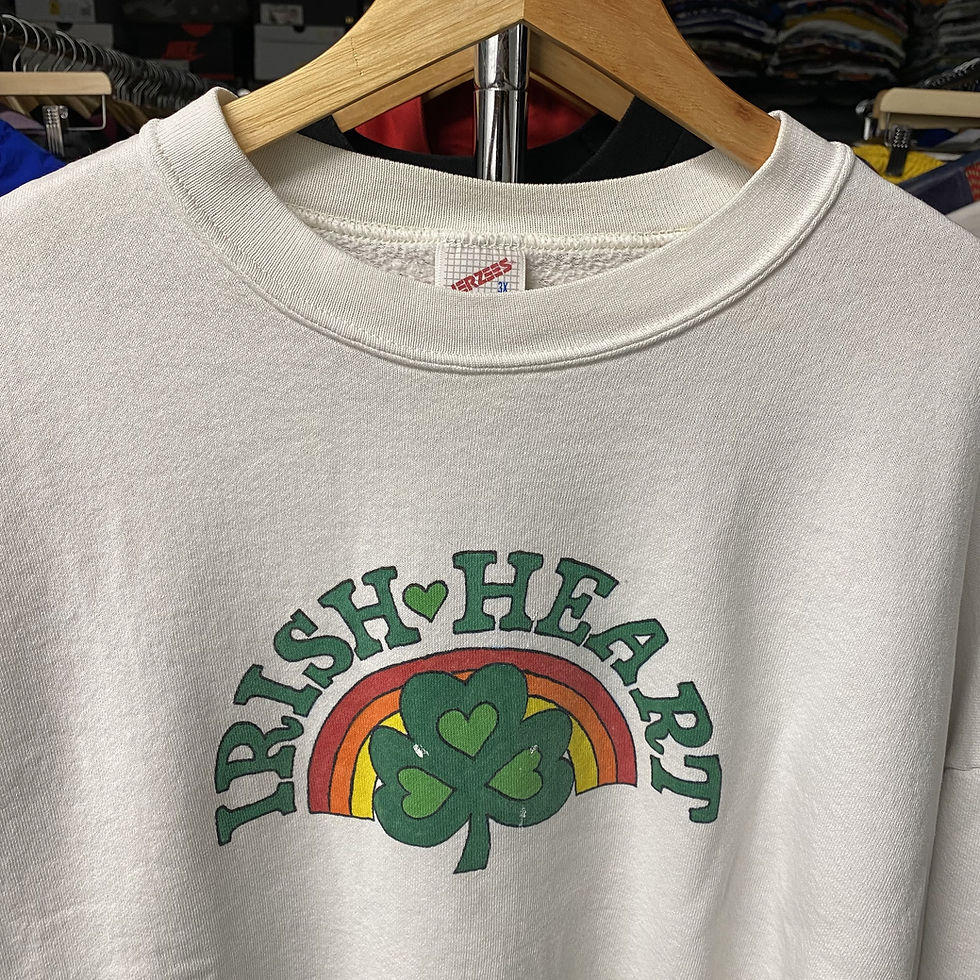 Thumbnail: VINTAGE IRISH HEART CREWNECK
