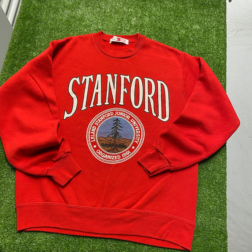 Thumbnail: VINTAGE STANFORD UNIVERSITY PUFF PRINT CREWNECK
