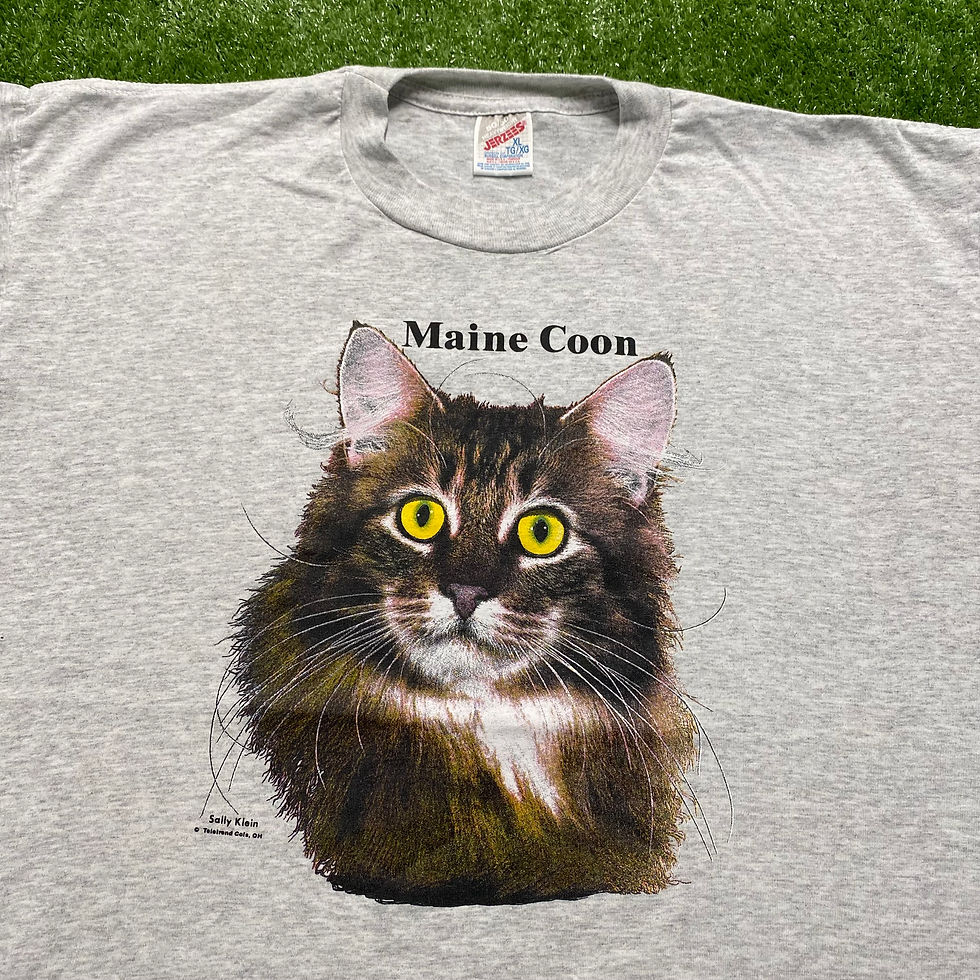 Thumbnail: VINTAGE MAINE COON CAT TEE