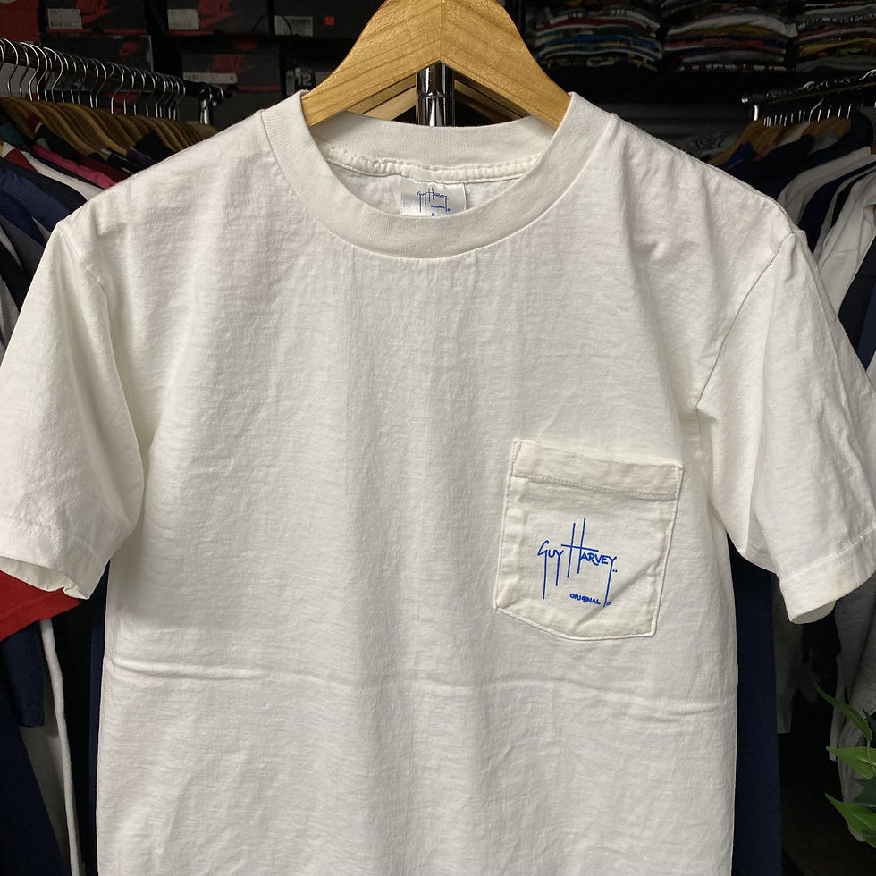 Thumbnail: VINTAGE GUY HARVEY MARLIN FISH POCKET TEE