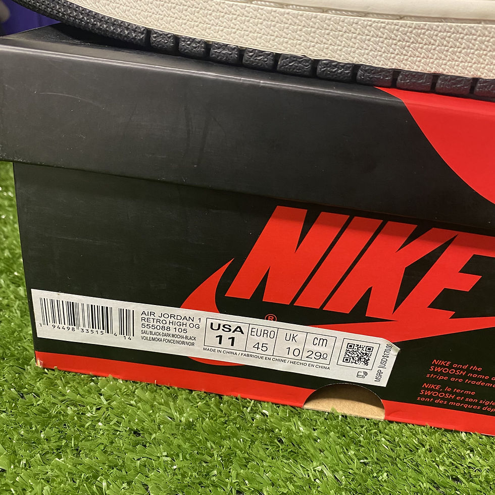 Thumbnail: AIR JORDAN 1 RETRO HIGH OG 'DARK MOCHA' (2020) Size 11