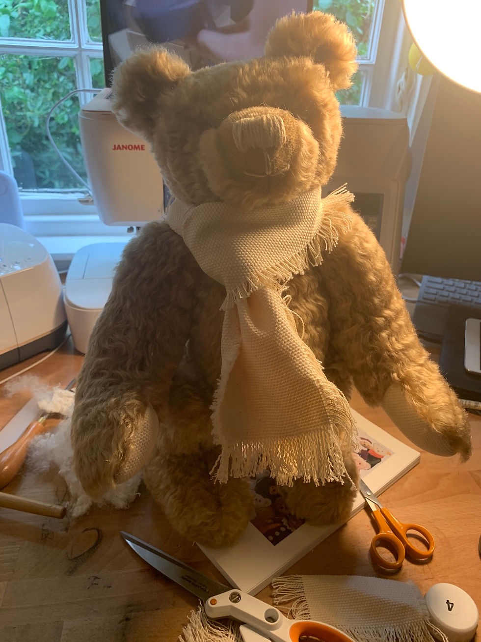 Thumbnail: Tradional Steiff schulte fur Mohair Bear