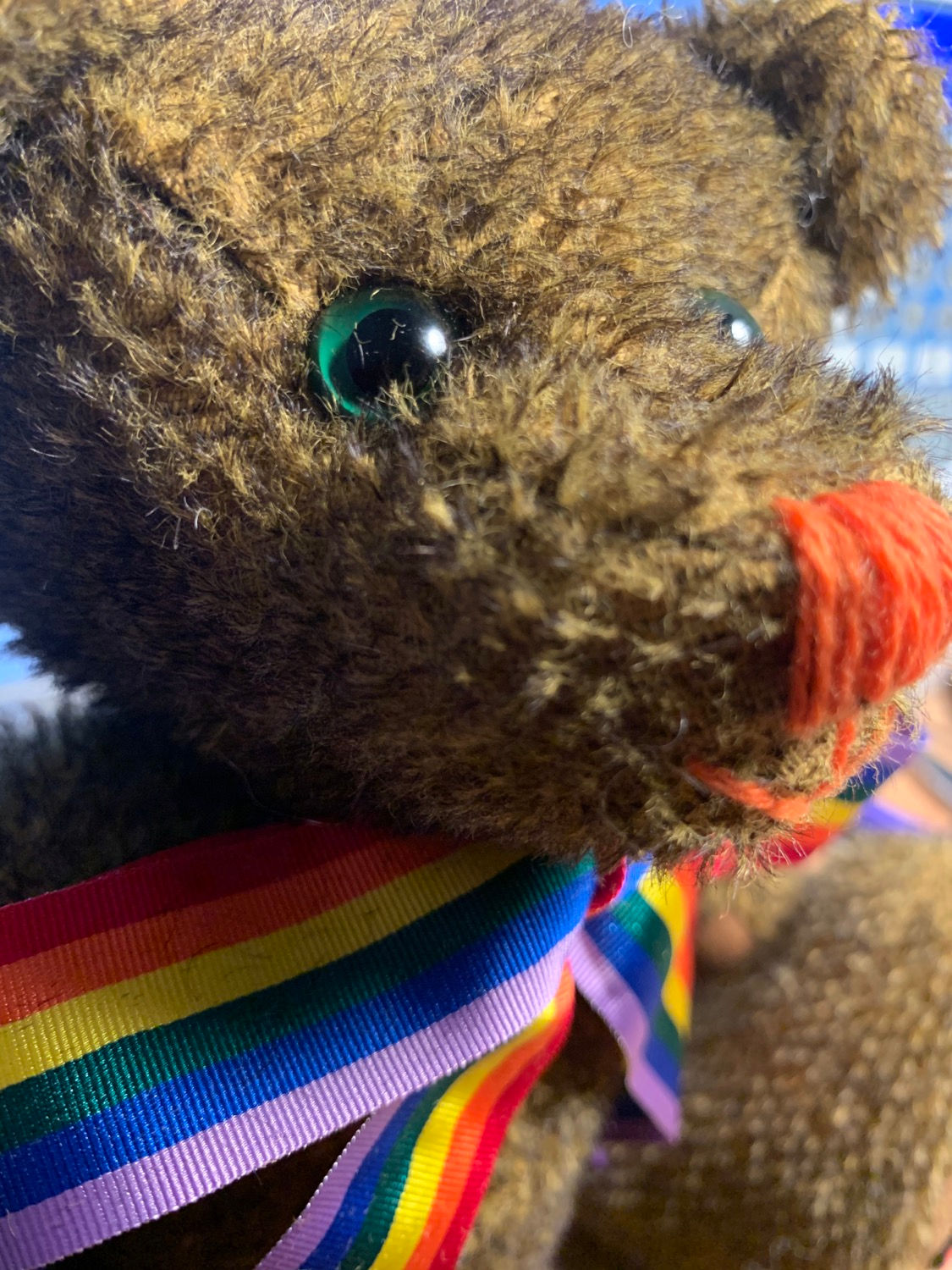 Rainbow Heart Bear